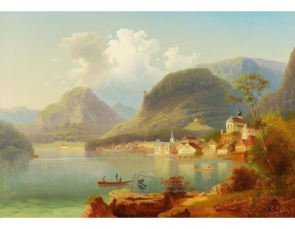 DDSO-3363 Ferdinand Lepie - Pohled na Hallstatt