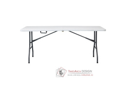 AZ-K1002 WT, campingový stůl 180x70cm skládací, bílá