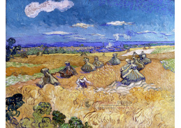 VR2-272 Vincent van Gogh - Pšeničné pole se sekáčem a snopy