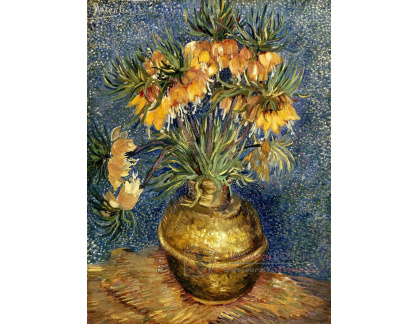 R2-124  Vincent van Gogh - Zátiší s květinami v bronzové váze