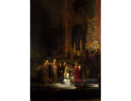 R4-20 Rembrandt - Kristus a cizoložnice