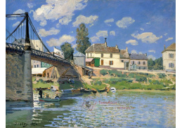 VANG1 Alfred Sisley - Most v Villeneuve-la-Garenne