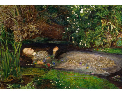 VANG13 John Everett Millais - Ophelie