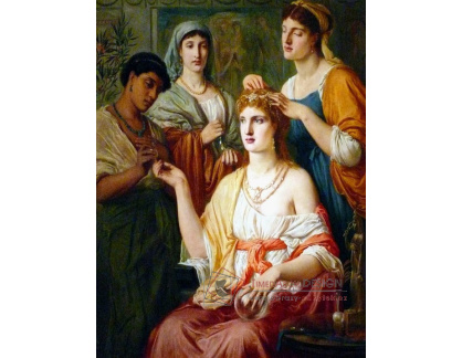 VANG142 Simeon Solomon - Toaleta římské dámy