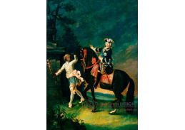 SO VII-72 Georg Christoph Groot - Jezdecký portrét císařovny Alžběty s černým sluhou