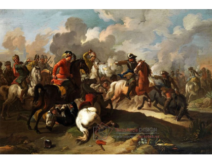SO VI-265 Francesco Casanova - Jezdecká bitva mezi křesťanskou a tureckou armádou