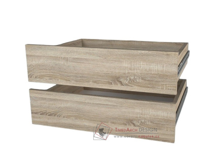 CORA, zásuvky ke skříni - sada 2ks, dub sonoma