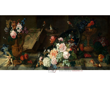 A-1510 Johann Amandus Winck - Ovocné zátiší s květinami
