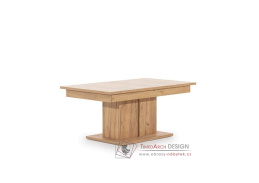 SNOBI SB13, konferenční stolek rozkládací 114-144x68cm, dub craft zlatý