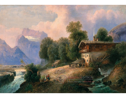A-4035 Emil Barbarini - Motiv z Berchtesgadenu