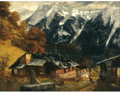 A-5110 Gustave Courbet - Alpská scéna