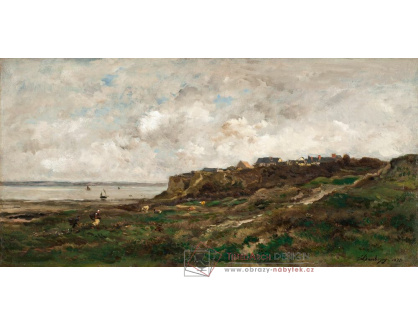 A-7184 Charles Francois Daubigny - Odliv ve Villerville