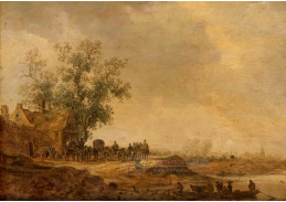 A-7479 Jan van Goyen - Zastávka před hostincem