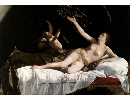 D-7495 Orazio Gentileschi - Danae