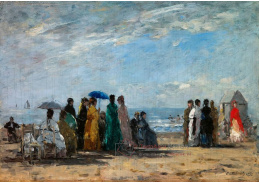 A-2062 Eugene Boudin - Na pláži v Trouville