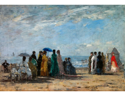 A-2062 Eugene Boudin - Na pláži v Trouville