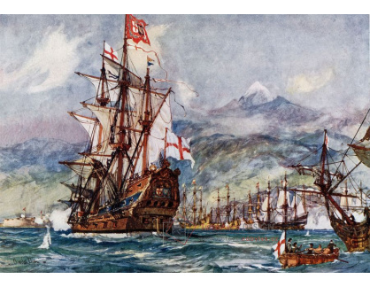 A-3029 Charles Edward Dixon - Bitva u Santa Cruz de Tenerife 1657