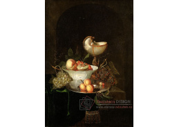 A-4931 Nicolaes van Gelder - Zátiší s ovocem a pohárem Nautilus