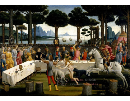 R17-84 Sandro Botticelli - Příběh Nastagio degli Onesti III