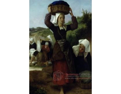 R15-51 Adolph William Bouguereau - Pradleny z Fouesnant