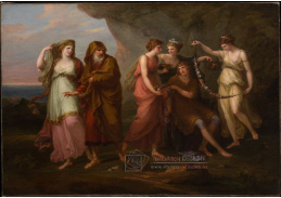 DDSO-1509 Angelica Kauffman - Telemachus a nymfa Calypso