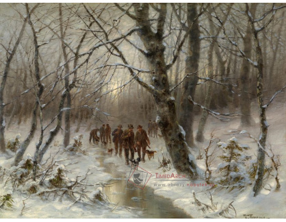 SO IV-426 Desire Thomassin - Lovci v zimním lese