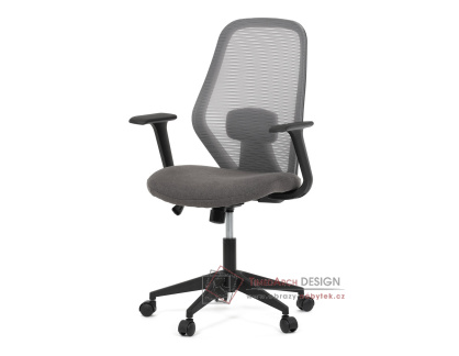 KA-V3149 GREY, kancelářská židle, látka šedá