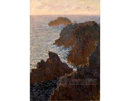 A-306 Claude Monet - Skály na Belle-Isle
