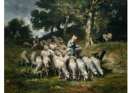VSO 1100 Louis Robbe - Pastýř se stádem ovci