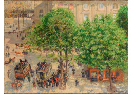 SO IV-37 Camille Pissarro - Place du Theatre Francais v Paříži