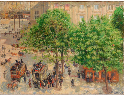 SO IV-37 Camille Pissarro - Place du Theatre Francais v Paříži