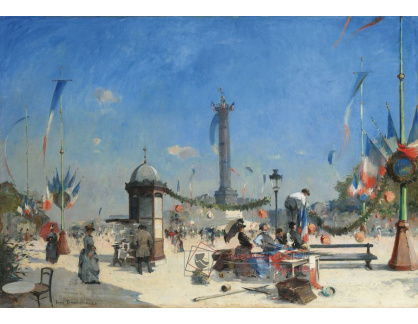 KO IV-339 Louis-Jules Dumoulin - Oslava na Place de la Bastille
