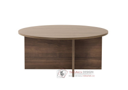 SOLEIL, konferenční stolek pr. 90cm, ořech