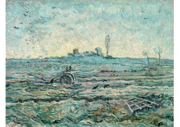 A-3199 Vincent van Gogh - Zasněžené pole s branami