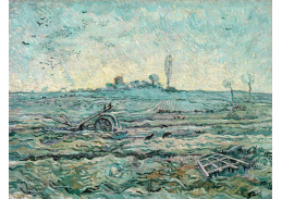 A-3199 Vincent van Gogh - Zasněžené pole s branami