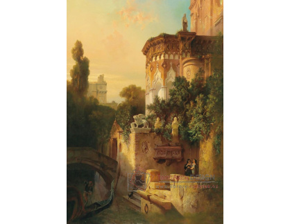 D-6068 Christian Jank - Pohled na Santi Giovanni e Paolo v Benátkách