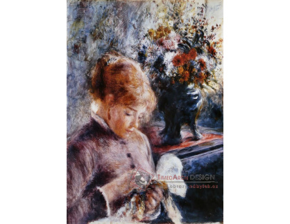 VR14-202 Pierre-Auguste Renoir - Šijící mladá žena