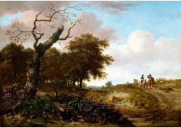 A-5418 Jan Wijnants - Lovecká společnost v dunách