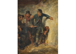A-8561 Hugo Kauffmann - Scéna z taverny