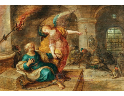D-8789 Frans Francken - Osvobození svatého Petra