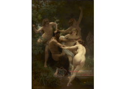 R15-121 Adolph William Bouguereau - Nymfy a satýr