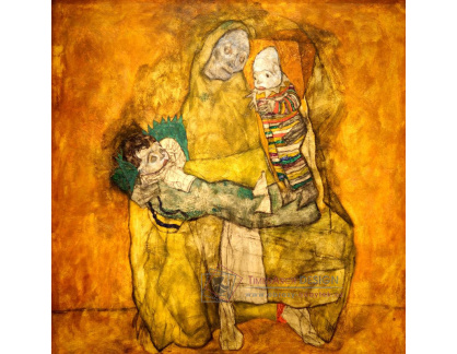 VES 285 Egon Schiele - Matka a dvě děti