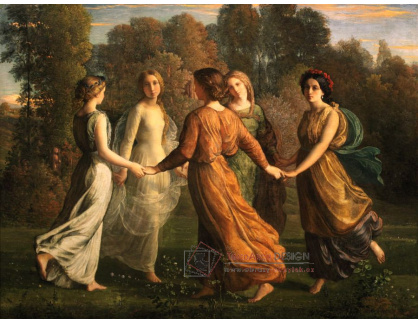 VF01 Louis Janmot - Báseň duše, sluneční paprsky