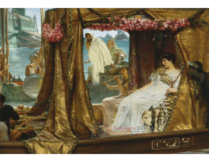 KO IV-316 Lawrence Alma Tadema - Setkání Antoniuse a Kleopatry