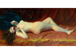 DDSO-2494 Paul Baudry - Odpočívající nahá žena s růží