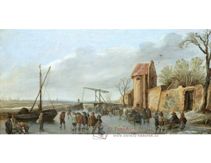 A-3860 Jan van Goyen - Scéna na ledě