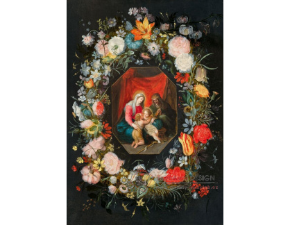 A-8502 Jan Brueghel a Frans Francken - Madona s dítětem, svatou Annou a svatým Janem Křtitelem