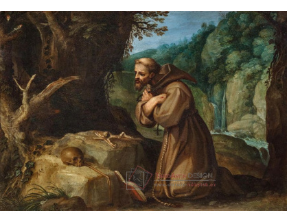 DDSO-5280 Paul Bril - Meditující svatý František z Assisi