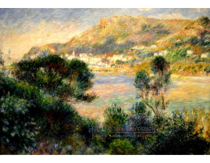 VR14-289 Pierre-Auguste Renoir - Pohled z Cap Martin na Monte Carlo
