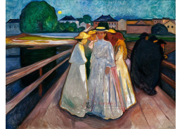 VEM13-116 Edvard Munch - Ženy na mostě